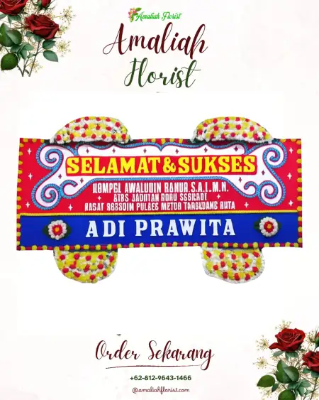 Papan Bunga Ucapan Selamat Gedung Wedding Jakarta Timur