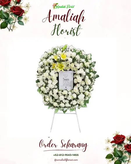 Krans Bunga Duka Gedung Wedding Jakarta Timur