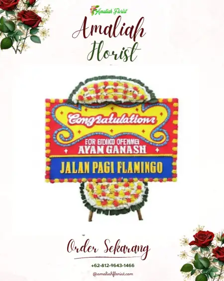 Sewa Papan Bunga Gedung Wedding Jakarta Timur